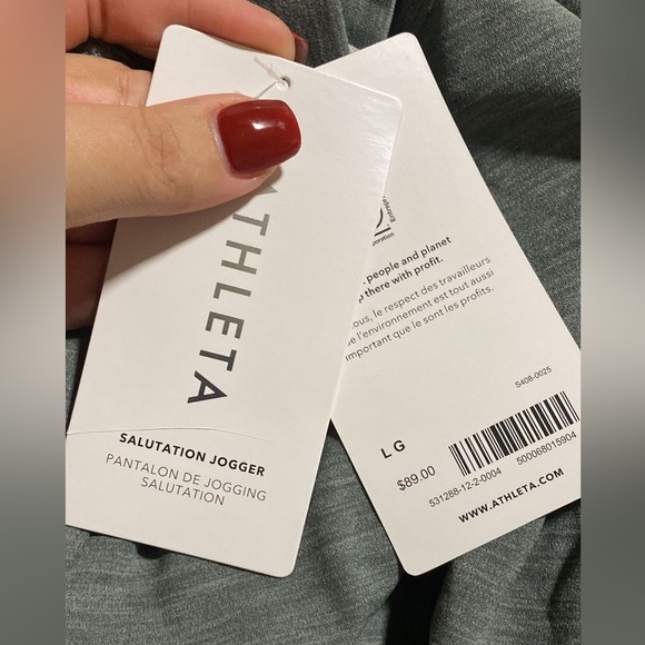 Athleta Salutation Jogger // grey heather #531288 - Picture 10 of 10